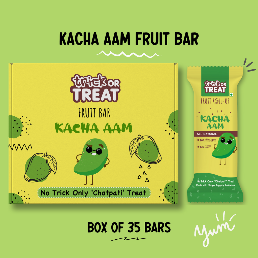 Kacha Aam Roll Up 35 Fruit Bars Goodness of Raw Mango